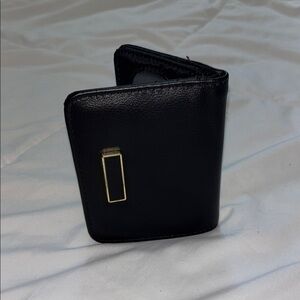 George Black Leather Wallet Minimalist Design